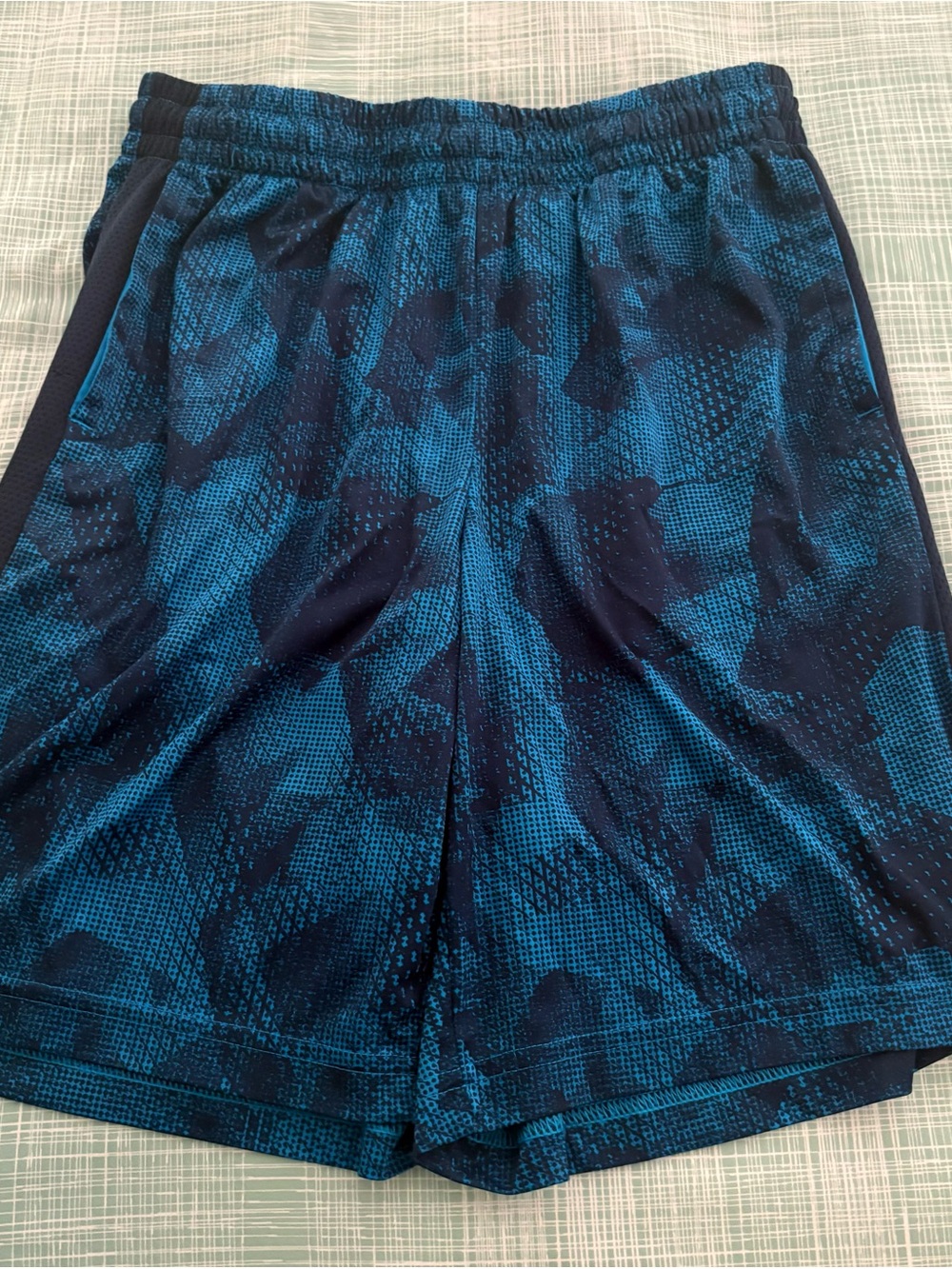 tek gear Teal and Navy Athletic Shorts